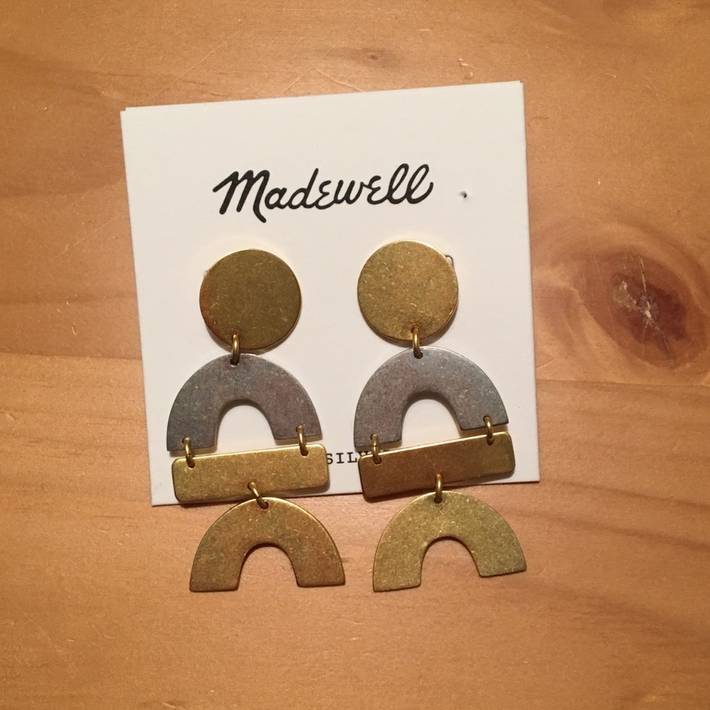 Funky Madewell Geometric Shape Earrings